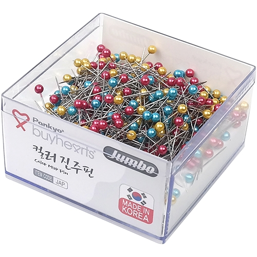 점보 컬러진주핀 JAP