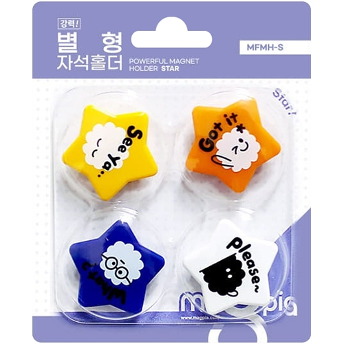 별형 자석홀더 4개입 (31mm) MFMH-S