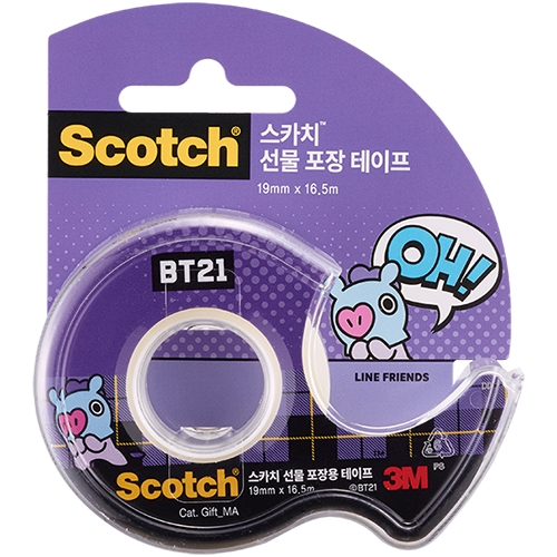 [단종] Gift_MA 스카치 기프트랩 선물포장용 테이프 (망/19mm X 16.5m)
