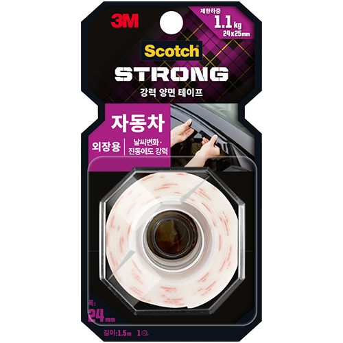EX215 스카치 자동차 외장용 강력 폼 양면테이프 24mm X 1.5m