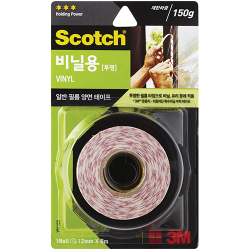 VN180 스카치 비닐용 양면테이프 12mm X 8m