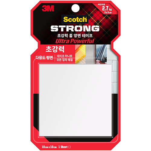 UPS101 스카치 초강력 다용도 폼 양면테이프 10cm X 10cm