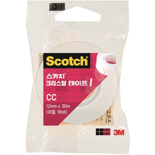 [단종] CC1230R 스카치 크리스탈 테이프 리필 12mm X 30m