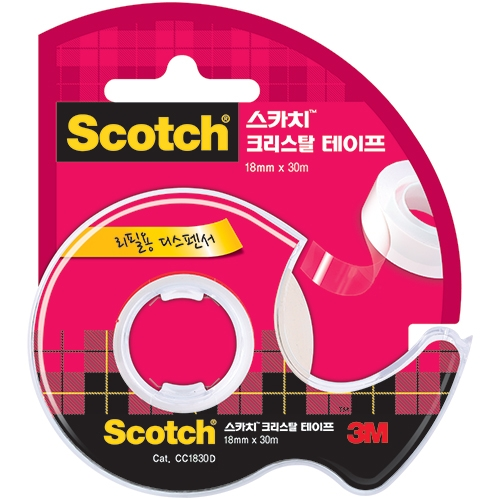 [단종] CC1830D 스카치 크리스탈 테이프 18mm X 30m