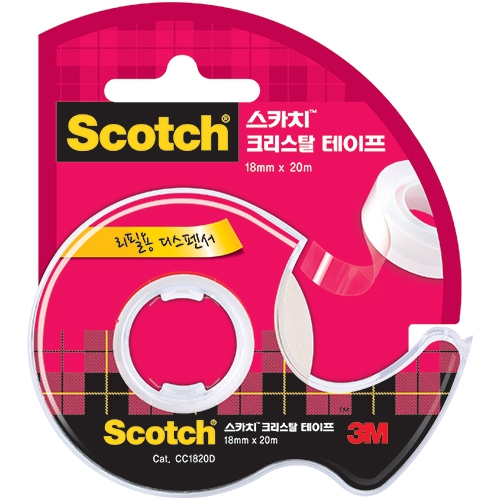 [단종] CC1820D 스카치 크리스탈 테이프 18mm X 20m