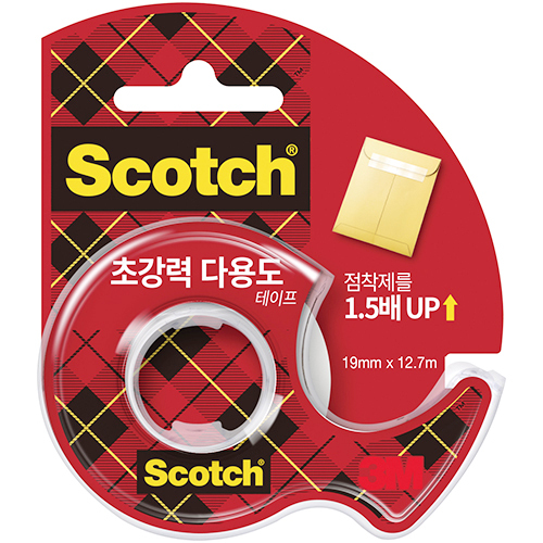 [단종] 198S 스카치 초강력 다용도 테이프 19mm X 12.7m