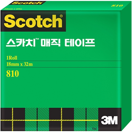 810R 스카치 매직테이프 리필 18mm X 32m
