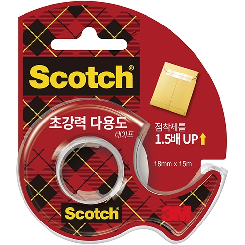 1815D 스카치 초강력 다용도 테이프 18mm X 15m