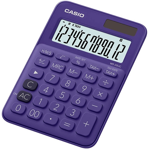 MS-20UC-PL 계산기 (퍼플)