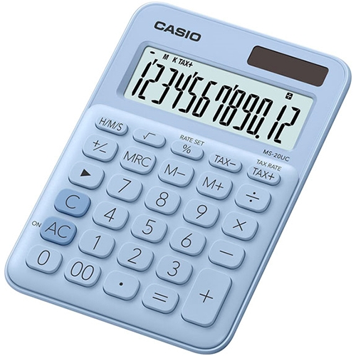 MS-20UC-LB 계산기 (라이트블루)