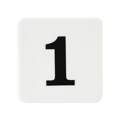 0413 사각 아크릴번호판 흰색 (100mm X 100mm)