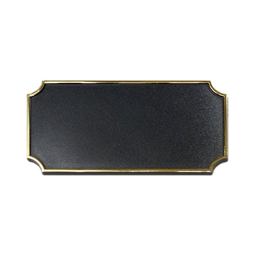 4111 사각 호실판 검정 [반제품] (130mm X 68mm)