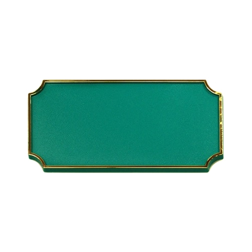 4113 사각 호실판 초록 [반제품] (130mm X 68mm)