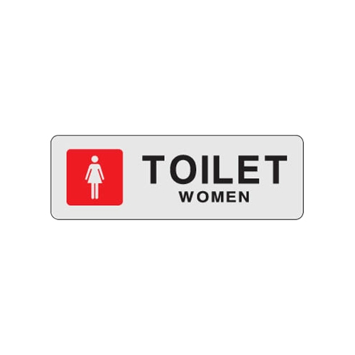 3202 TOILET/WOMEN [아크릴사인] (180mm X 60mm)