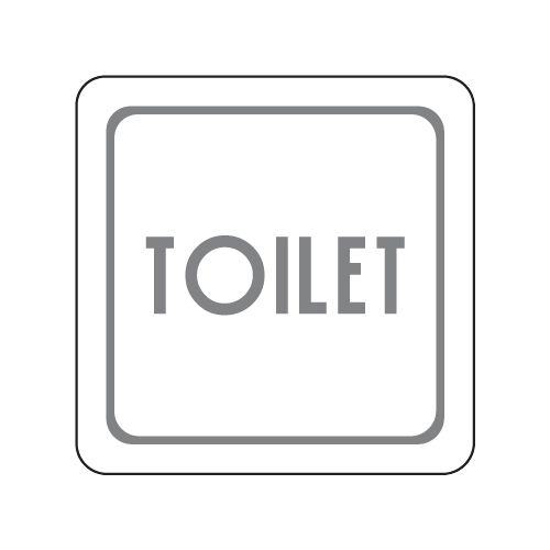 0414 TOILET [아크릴사인] (100mm X 100mm)