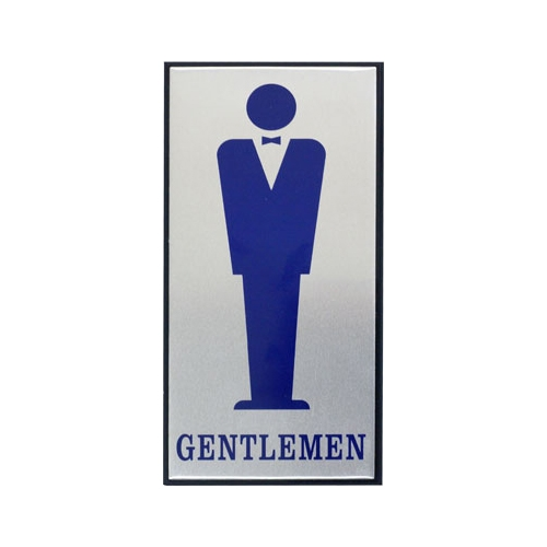 1545 남자그림/GENTLEMEN [알루미늄] (100mm X 200mm)