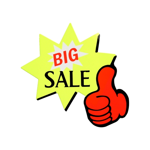 4006 쇼카드(엄지손/BIG SALE) [7개입]