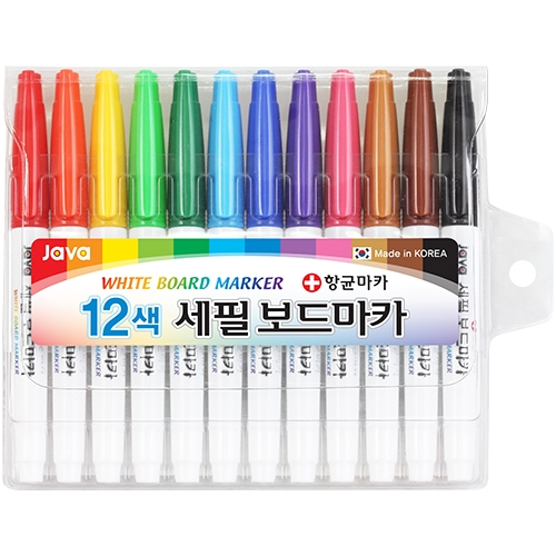 자바 세필보드마카 12색 세트
