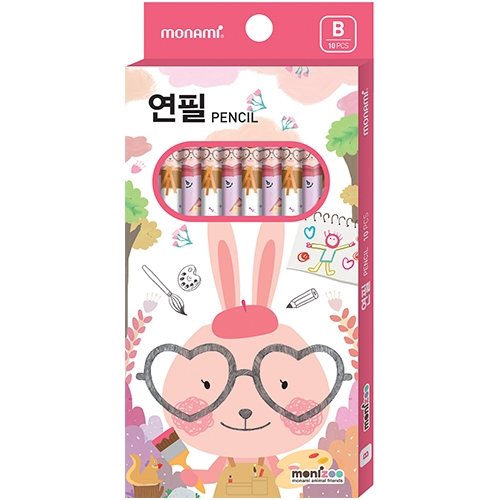 모니주 연필 (B/10자루) 여아용