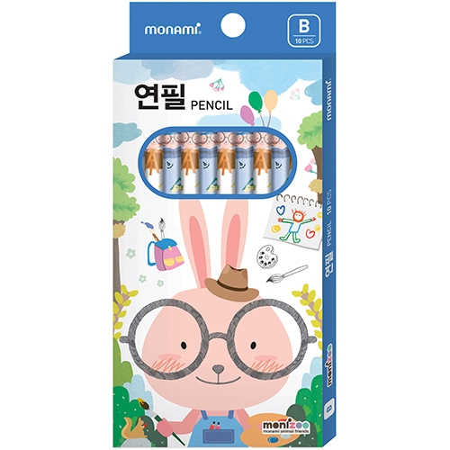 모니주 연필 (B/10자루) 남아용