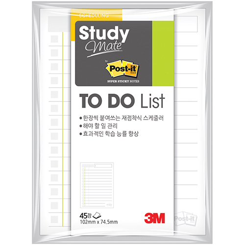 스터디메이트 투두리스트 657 (74.5mm X 102mm)