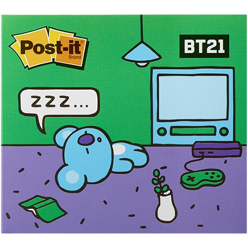 [단종] BT21_KO 포스트잇 강한점착용 커버노트 654+656+613 (코야)