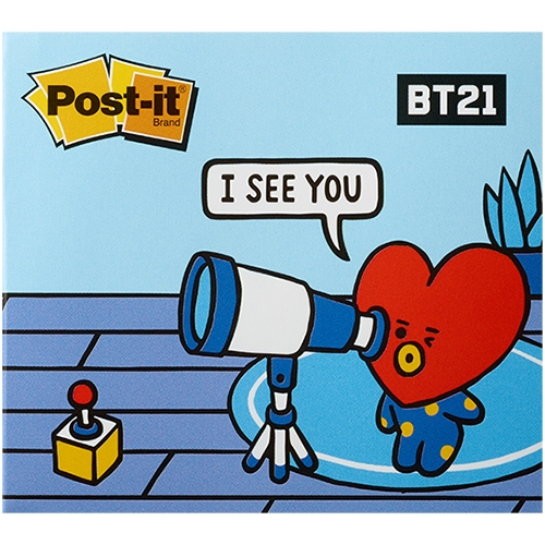 [단종] BT21_TA 포스트잇 강한점착용 커버노트 654+656+613 (타타)