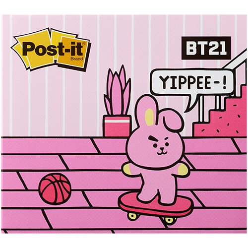 [단종] BT21_CO 포스트잇 강한점착용 커버노트 654+656+613 (쿠키)