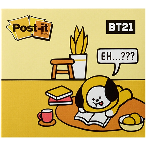 [단종] BT21_CH 포스트잇 강한점착용 커버노트 654+656+613 (치미)