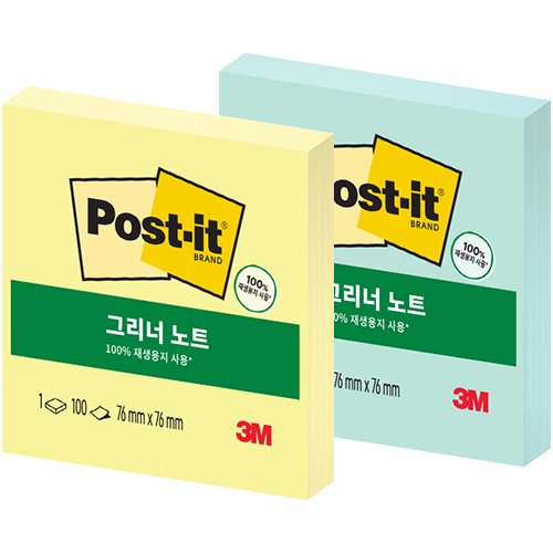 포스트잇 그리너 노트 654 RC