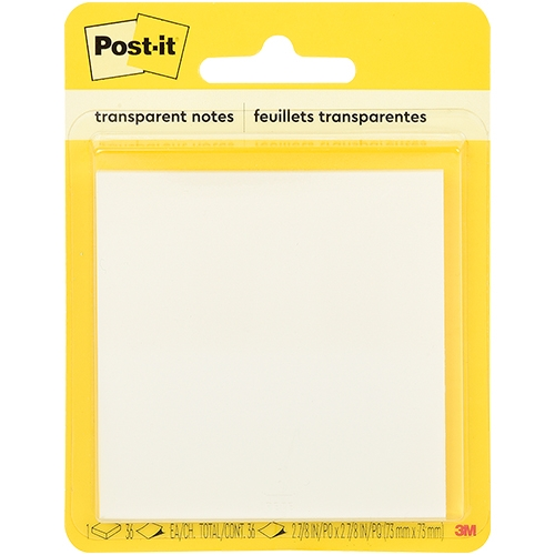 포스트잇 투명 노트 600-TRSPT (73mm X 73mm)