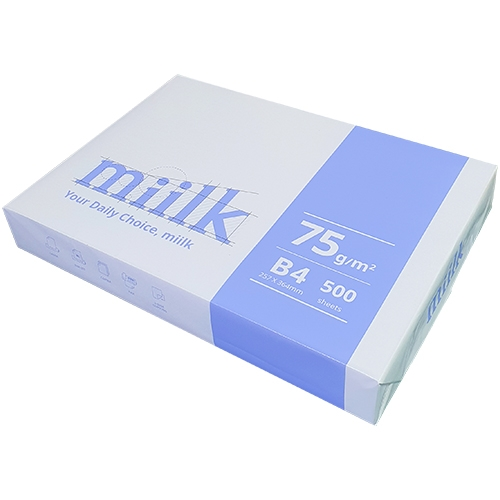 B4 밀크복사지 75g 1묶음 (500매)