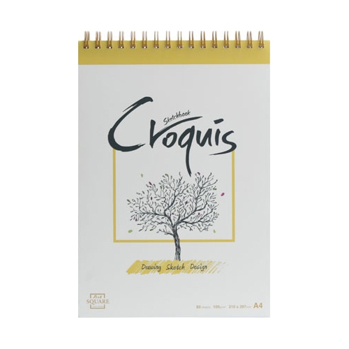 A4 아트스퀘어 크로키 (105g/80매) CY03