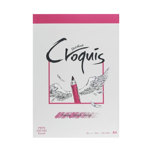 A4 아트스퀘어 크로키 (105g/80매) CV03