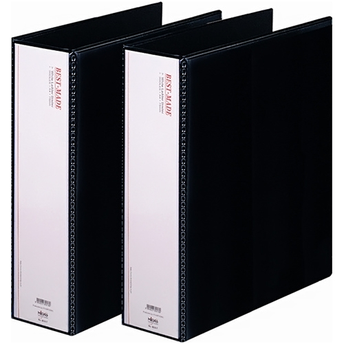 A4 흑색투명3공링바인더 (7cm) D30-7