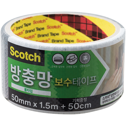 방충망 보수 테이프 롤타입 5cm X 1.5m