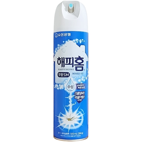 해피홈 에어로솔 수성 500ml (무향)