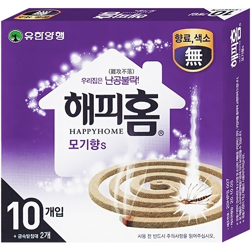 해피홈 모기향 S 10입