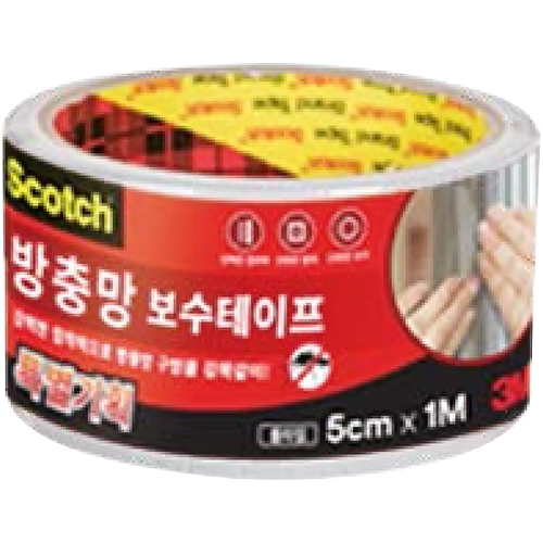 방충망 보수 테이프 롤타입 5cm X 1m