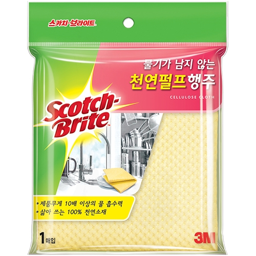 [단종] 물기가 남지 않는 천연 펄프 행주 1입