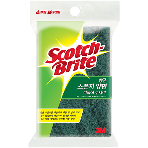 SL-135 항균 스펀지양면 다목적 수세미 1입