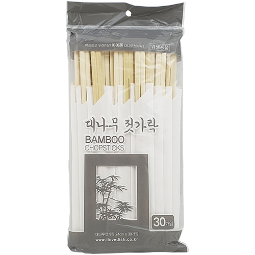대나무 젓가락 24cm (30개입)