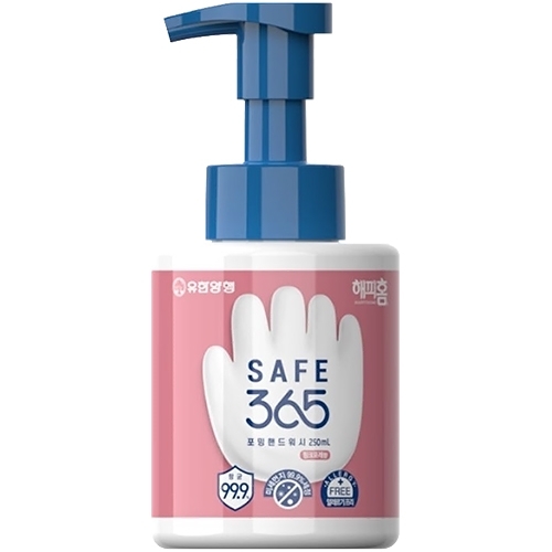 해피홈 세이프365 포밍핸드워시 핑크포레향 250ml