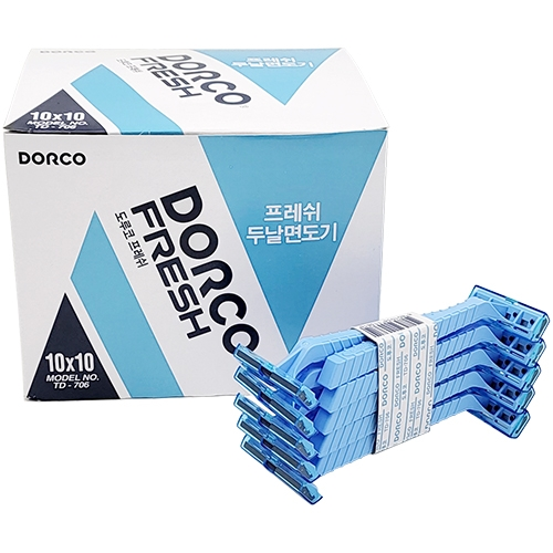프레쉬 두날면도기 10개 TD-706-BK