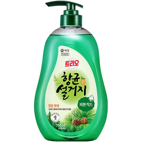 트리오 항균설거지 피톤치드 용기 750ml