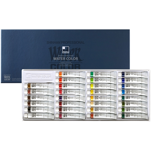 30색 전문가용 수채화물감 7.5ml