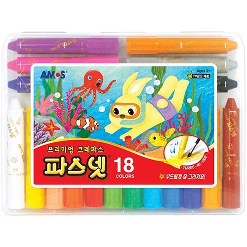 파스넷 18색