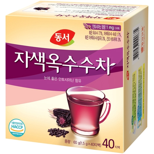 동서 자색옥수수차 40T