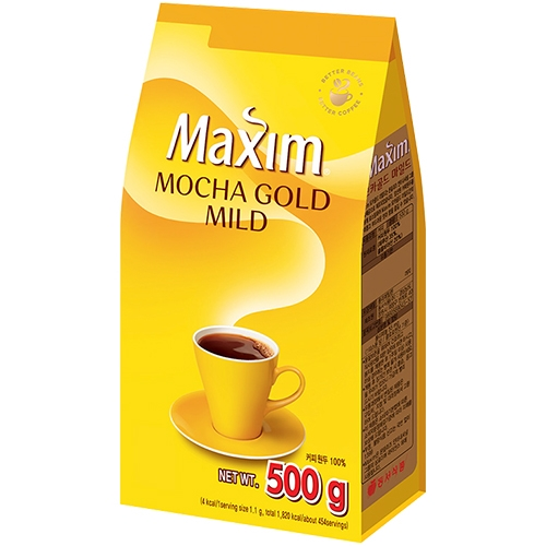 맥심 모카골드 마일드 커피 500g (파우치)