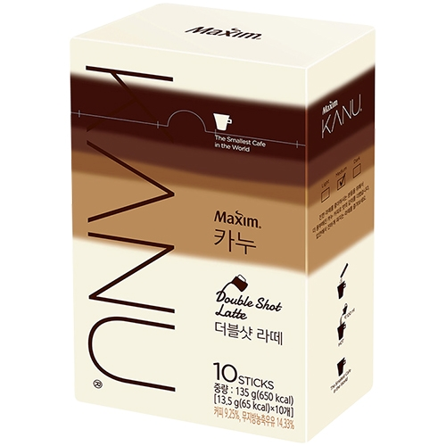 맥심 카누 더블샷 라떼 10T